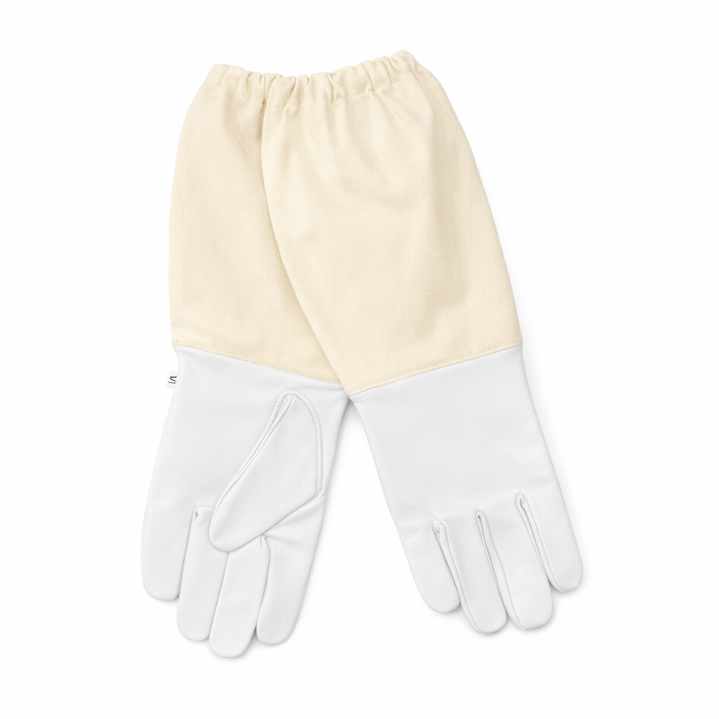 Premium goatskin beekeeping gloves