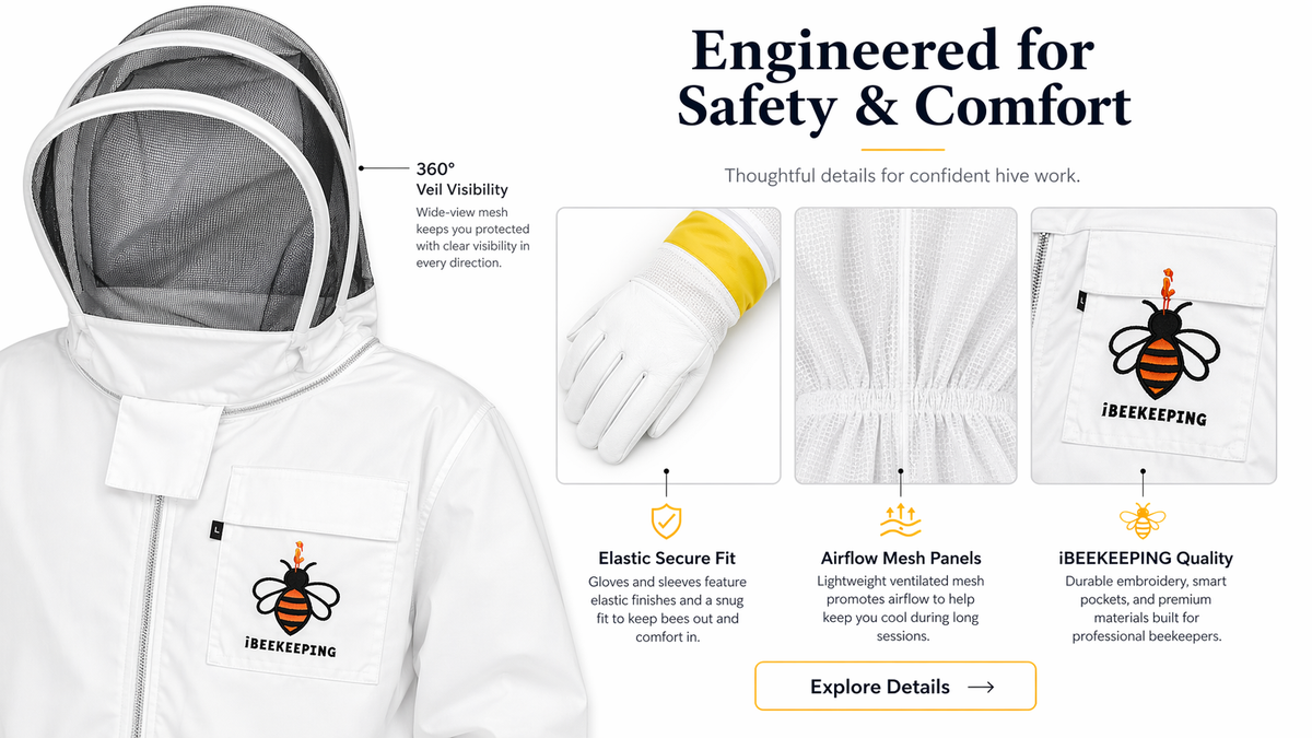 Beekeeping gear for a fall hive inspection