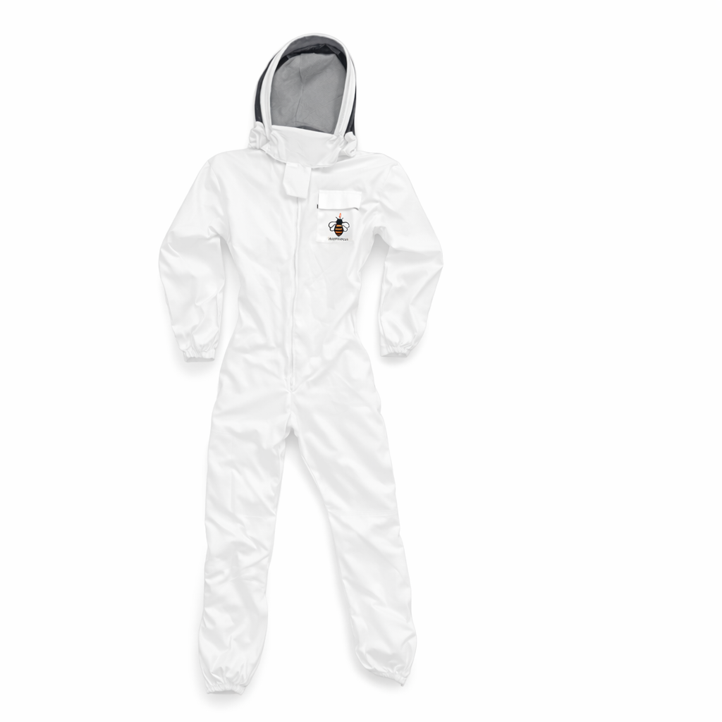 Ventilated Beekeeping Suit with Veil – Full Body Protective Bee Suit